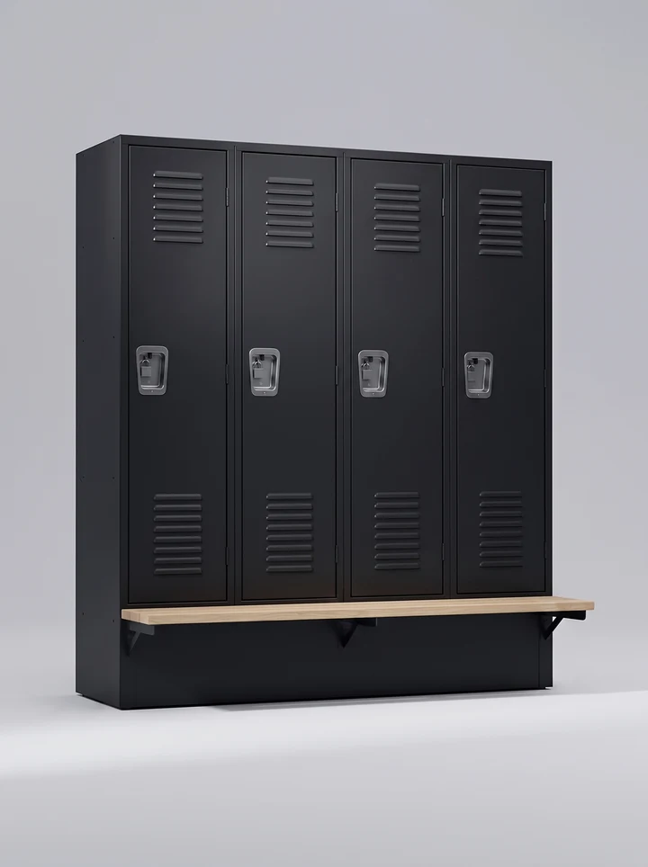 Nest Locker Bank render
