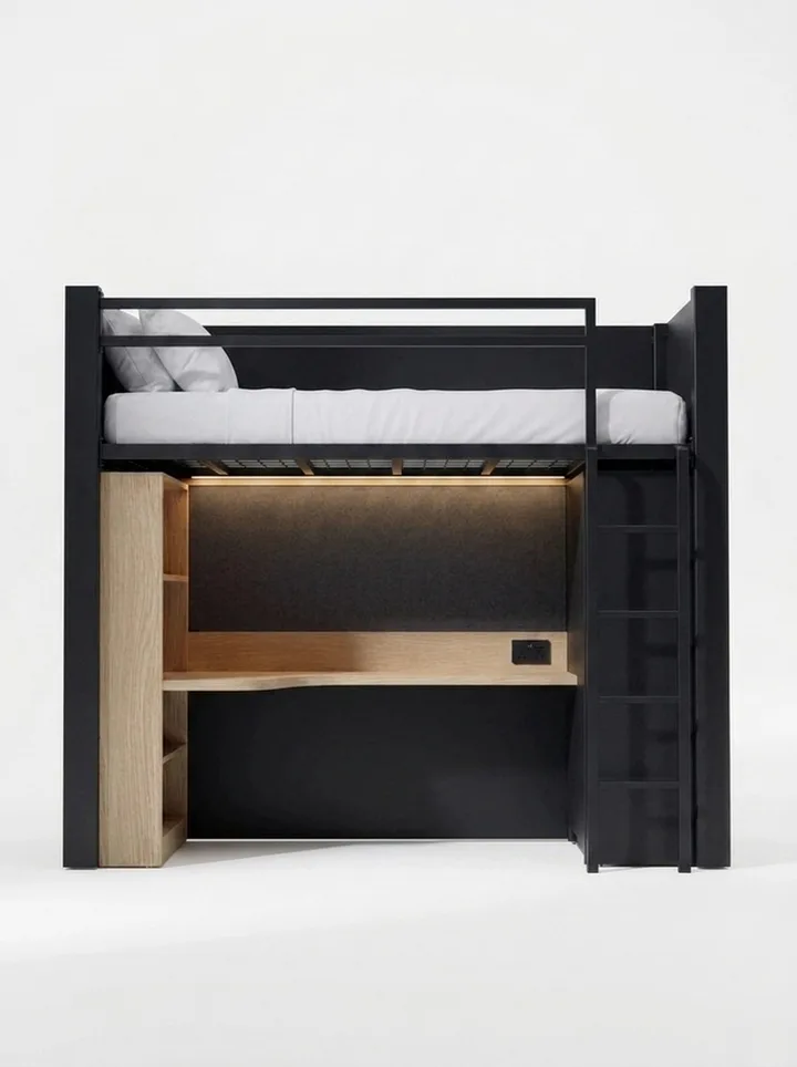 Nest Heavy Duty Study Bunk render
