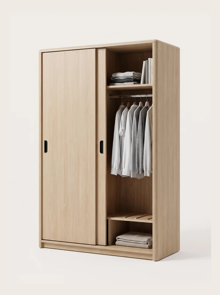 Nest sliding door Wardrobe render